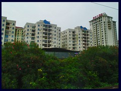 Shenzhen outskirts seen from the train to Guangzhou, near the border to Dongguan